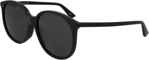 Vista 2 de Gucci Gafas de sol redondas negras brillantes para mujer GG0261SA-30002353-001