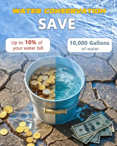 Vista 6 de Bomba de recirculación de agua caliente instantánea con válvula de derivación ajustable de acero inoxidable 304, sistema de recirculación de agua