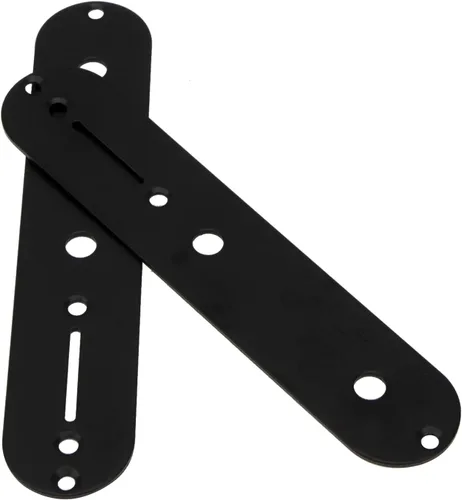 Vista 2 de Placa de montaje de placa de control de 1.260 in compatible con Fender Tele Telecaster Style repuesto de piezas de guitarra eléctrica (negro)