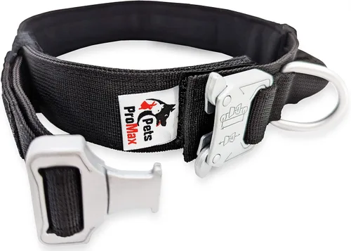 Vista 3 de Collar táctico para perro [collar de perro de caza K9 impermeable de calidad militar K9], collar táctico resistente para perro con hebilla de metal
