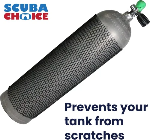Vista 3 de Scuba Choice Diving Tank Mesh Protecto - Durable Nylon Sleeve for Scratch Protection, Adjustable Length, Easy-to-Install Scuba Accessory for All