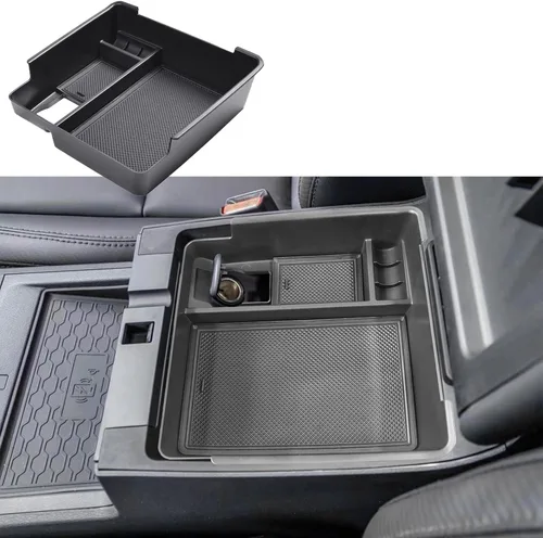 EDBETOS Bandeja organizadora de consola central compatible con Nissan Frontier 2022 2023 2024 2025 2026, accesorios para camioneta, caja de
