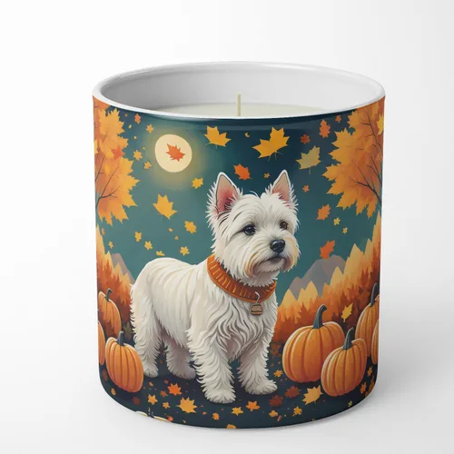 Vista 30 de Caroline's Treasures DAC1001CDL Affenpinscher Fall Decorative Soy Candle Nature Soy Wax Essential Oil Home Decor Ideal for Bedroom Kitchen Bath