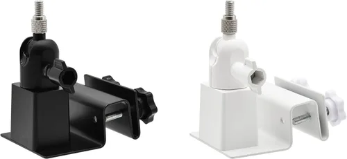 Vista 7 de Holicfun Soporte Universal de Panel Solar para Canalón para Paneles Solares Ring, Arlo, Eufy, Wyze, Reolink y Más (Negro)