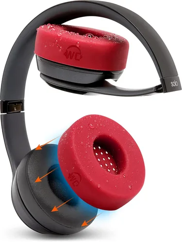 Vista 13 de WC SweatZ Beats Solo - Fundas para almohadillas de oído con protección contra el sudor para Beats Solo 4, Beats Solo 3 y Beats Solo 2, fabricadas