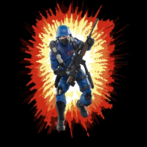 Vista 3 de G.I. Joe Classified Series Retro Cardback Cobra Trooper, figura de acción coleccionable de 6 pulgadas con 9 accesorios