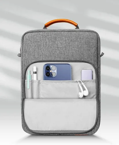 Vista 4 de Inateck Funda de hombro para tablet compatible con iPad Pro 11 2020/iPad Air 4 de 10.9 pulgadas/iPad de 10.2 pulgadas con teclado, 10.9 iPad Air M1