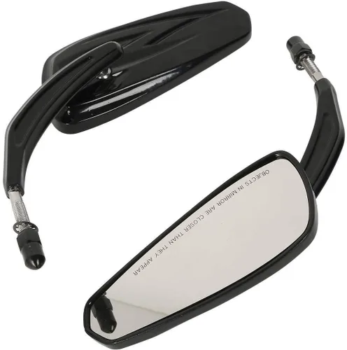 TCMT Espejos retrovisores de motocicleta de 0.315 in aptos para Harley Sportster XL1200 883 Softail Fat Bob Street Bob Low Rider Touring Road King