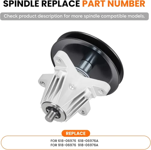 Vista 4 de ILONPA 618-06976 - Conjunto de husillo de cubierta de 42 pulgadas para Cub Cadet MTD 618-06976A 918-06976 918-06976A, para LT42 LT42C LX42 XT1-LT42
