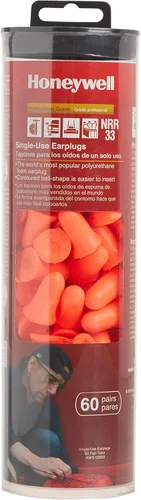 Vista 2 de Honeywell Tapones de espuma preformados para los oídos, 60 pares de tubos (RWS-53008)