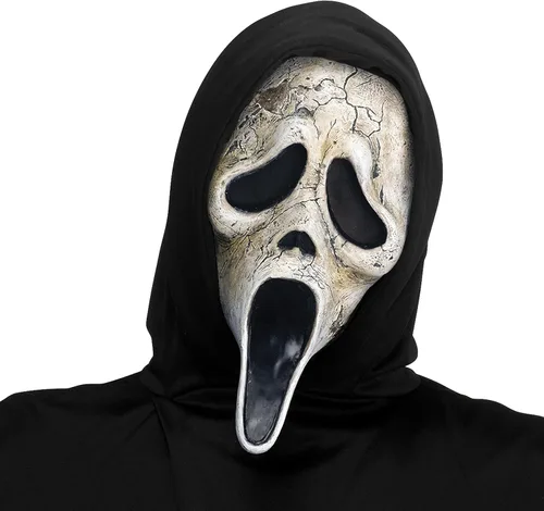 Vista 5 de Fun World Disfraz de Ghost Face para adultos, talla única, NegroBlanco