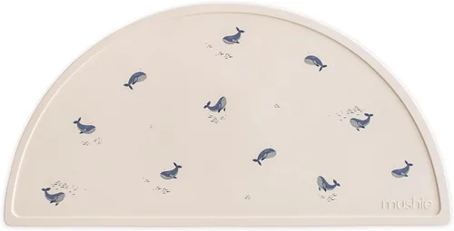 Vista 14 de mushie Mantel Individual de Silicona para Niños Diseño Antideslizante Libre de BPA (Abejas)