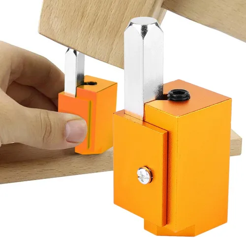 Vista 5 de Cincel de esquina para carpintería en ángulo recto, cincel de madera de carpintero, cincel de perforación de esquina, corte de ángulo recto