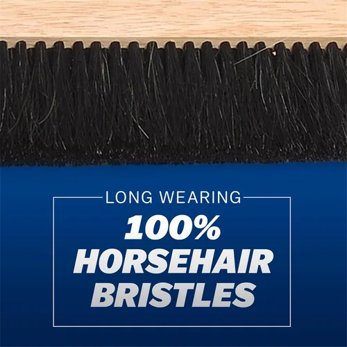 Vista 6 de MARSHALLTOWN Escoba de hormigón con respaldo de madera de 18 pulgadas, cerdas de crin de caballo, fabricada en los Estados Unidos, 6596