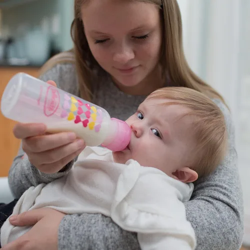 Vista 4 de Dr. Brown's Natural Flow® Anti-Colic Options+™ - Kit de inicio de botella para sorber estrecho, 8 onzas, con boquilla de flujo medio rápido nivel 3