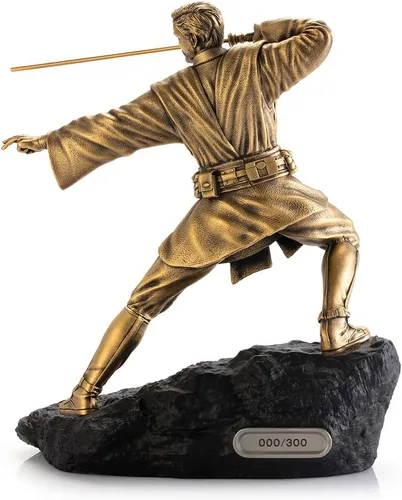 Vista 3 de Royal Selangor Estatua de OBI-Wan de edición limitada de peltre, estatua de Star Wars con licencia