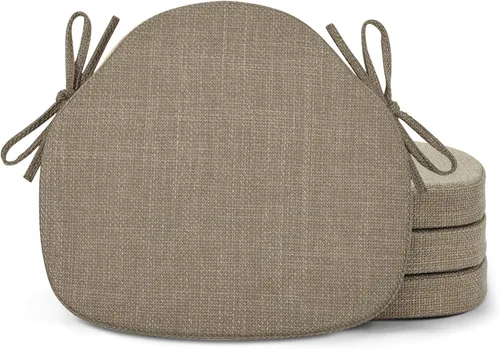 Vista 26 de Shinnwa Juego de 2 Cojines para Sillas de Comedor, Almohadillas de Asiento Windsor de Espuma de Alta Resistencia, Cojines para Sillas de Cocina