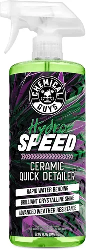 Chemical Guys HydroSpeed - Detalle rápido de cerámica, seguro para automóviles, camiones, SUV, motocicletas, caravanas y más, 32 onzas líquidas -