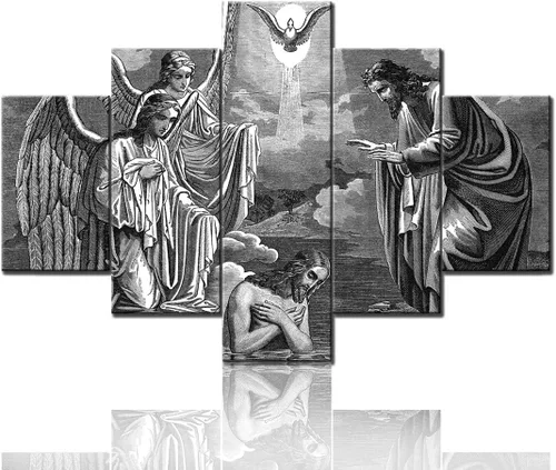 Vista 107 de TUMOVO Jesús Christian - Pintura sobre lienzo de 5 piezas