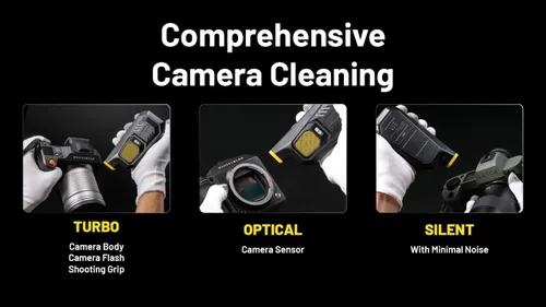 Vista 4 de Nitecore BB21 - Soplador de aire portátil para cámaras, computadoras y electrónica, carga rápida recargable por USB, plumero eléctrico de aire