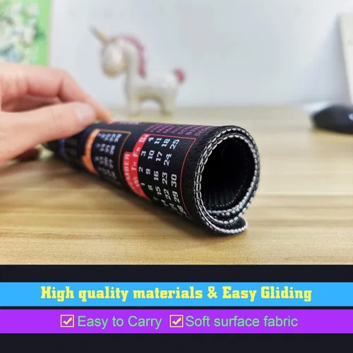 Vista 3 de Alfombrilla de mouse con borde cosido, alfombrilla de mouse para computadora con base de goma antideslizante, alfombrillas para mouse de computadora