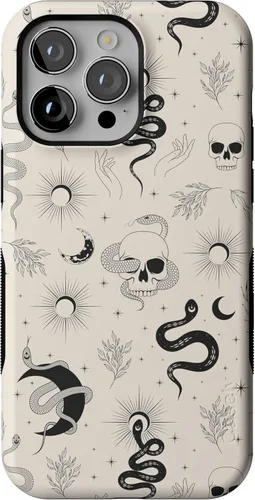 Vista 15 de Casely - Funda para iPhone 14 Pro Max, flores pintadas, Frida Kahlo Floral Girly, compatible con MagSafe