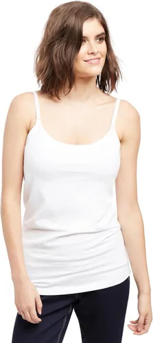 Vista 4 de Maternidad Maternity - Camiseta de lactancia sin mangas, clic de apertura, para mujer