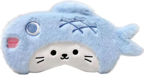 PERFECTSIGHT Lindas mascarillas para dormir (pez azul)