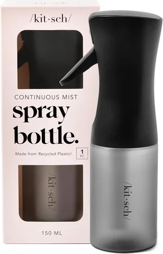 Vista 10 de Botella de Spray Continuo Kitsch para el Cabello – Mister de Agua de Niebla Fina y Botella de Spray de Agua – Botella de Spray de Cabello Reciclada