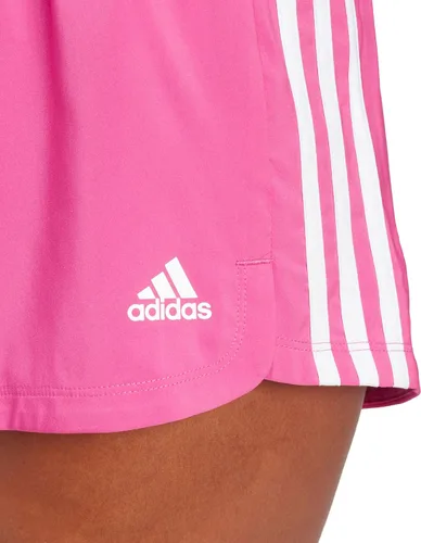 Vista 4 de adidas Pantalones cortos tejidos Pacer de 3 rayas para mujer