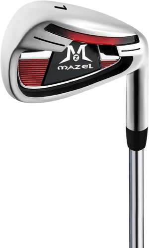 Vista 9 de MAZEL Hierro de golf individual 1,2,3,4,5,6,7,8,9, Hierro de golf con ejes de acero para golfistas diestros