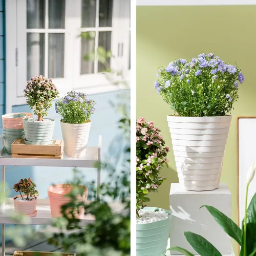 Vista 6 de Memeyou Hide A Key - Maceta para exteriores, caja de seguridad secreta, compartimento grande y lindo impermeable para guardar llaves, ocultando