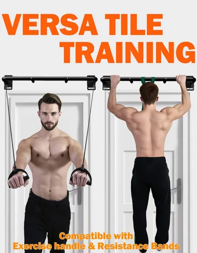 Vista 6 de Fitarc Joist Mount Pull Up Bar, Wall Chin Up Bar Ceiling Mount for Beams, Heavy Duty Steel Construction, Home Gym Workout Equipment -Patent Pending