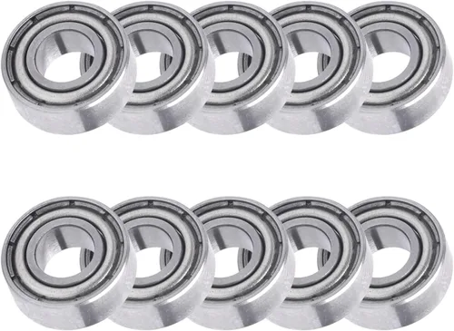 Vista 5 de 10 rodamientos de bolas a control remoto para coches RC Rock Crawler camiones, buggies modelos piezas de repuesto (0.197 x 0.394 x 0.157 in)