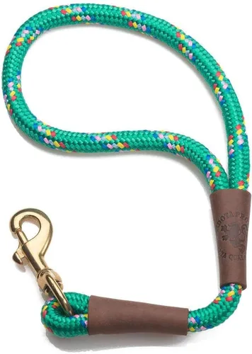 Vista 14 de Mendota Pet Correa de tráfico – Correa corta para perro – Fabricada en los Estados Unidos – Azul Night Viz, 1/2 pulgadas x 16 pulgadas