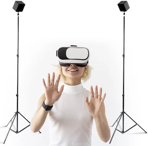 Skywin VR Tripod Stand Compatible with SteamVR Base Station 20 - Sensor Stand and Base Station for Sensors and Oculus Rift Constellation 2-Pack