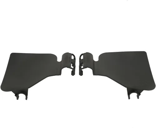 Vista 2 de TCT-MOTORPARTS Kit de deflector de viento de corriente ascendente negro para Harley Road Glide FLTR FLTRX 1998-2013