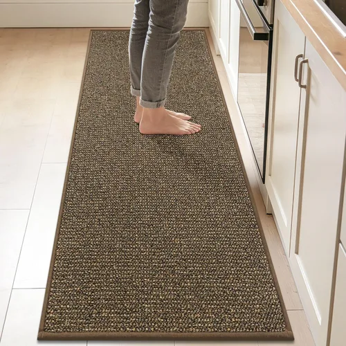 Vista 64 de BEQHAUSE Alfombras de cocina de 20 x 32 pulgadas, antideslizantes, para piso, súper absorbentes y resistentes a las manchas, lavables a máquina