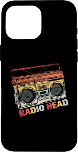 Vista 19 de Funda vintage de Radio In Head Music Matching Band Cassette Player para iPhone 16
