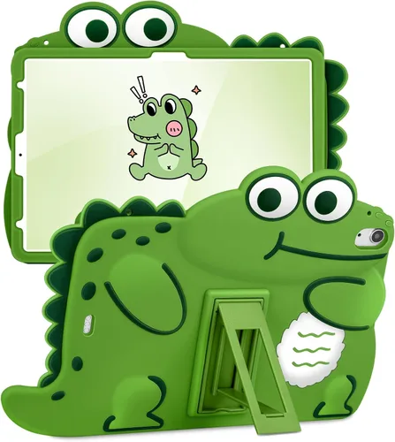 Vista 14 de Funda para iPad Air 3/Pro de 10.5 pulgadas - Niños Adolescentes Cool Cartoon Astronauta Space Men 3D Silicona Tablet Cover con soporte para iPad