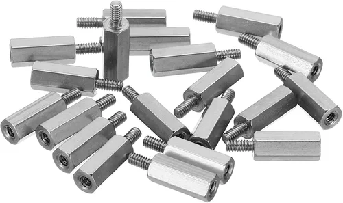 Vista 13 de PATIKIL M2x9mm+0.157 in Macho-Hembra Hex Standoff, paquete de 20 tornillos de acero inoxidable para placas base, cajas de computadora, placas