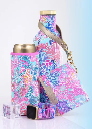 Vista 8 de Lilly Pulitzer Correa elástica para Apple Watch, tamaño para relojes inteligentes de 1.496 pulgadas y 1.575 pulgadas, compatible con Apple Watch