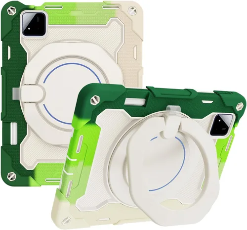 Vista 9 de Funda para Xiaomi Pad 5 de 11.0 pulgadas, PC + silicona de 3 capas Combo Armor Heavy Duty Cubierta a prueba de golpes para Xiaomi Pad 5 Pro 5G