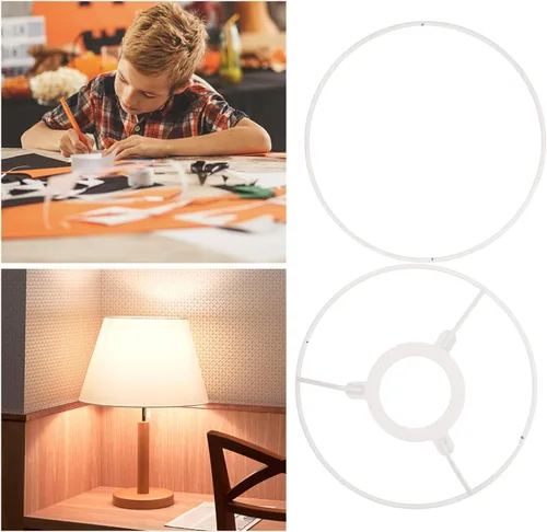 Vista 9 de Uonlytech Pantalla de jaula de techo para colgante útil para el hogar, marcos de arte prácticos, marcos de decoración de marcos de araña blanca