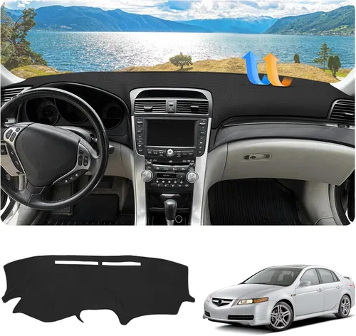 Vista 78 de FIILINES Cubierta para tablero Compatible con Mazda 3 2010-2013 Accesorios Tapete para tablero para Mazda 3 Accesorios Tapete para salpicadero