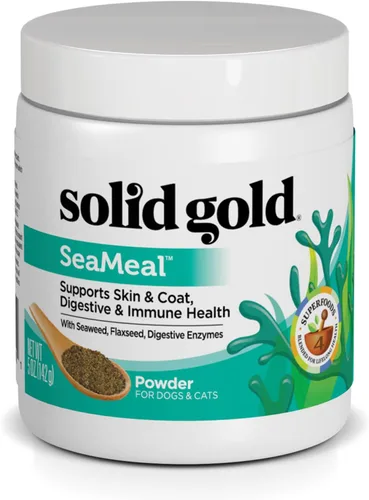 Vista 13 de Solid Gold SeaMeal Probióticos para Gatos y Probióticos para Perros para la Salud Digestiva - Suplemento Multivitamínico en Polvo de Kelp