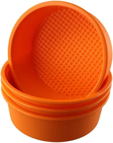 Vista 8 de 1/4 moldes de silicona de disco pequeño de 5 pulgadas, moldes de decoración para hornear de seguridad para lavavajillas, molde redondo de 5