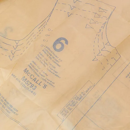 Vista 2 de McCall's Patterns M5793 Vestidos forrados para niños/niñas, talla CDD (2-3-4-5)