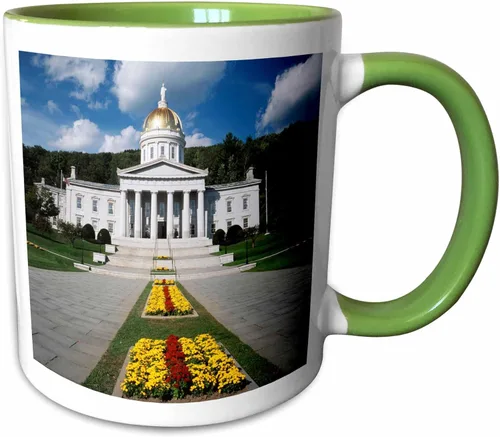 Vista 9 de 3dRose Danita Delimont – Capitol Edificios – State Capitol Edificio, Montpelier, Vermont, EE. UU. – us46 wbi0055 – Walter Bibikow – Tazas