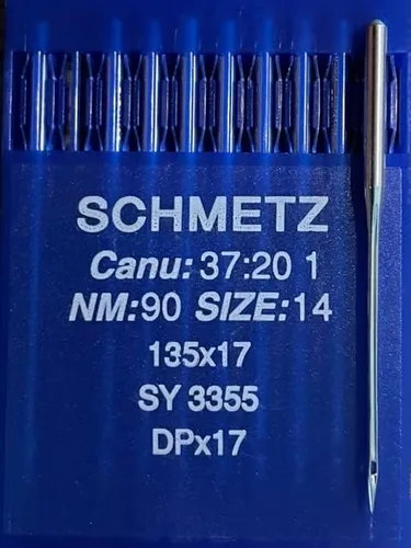 Vista 2 de Needle It Up con 50 agujas para máquina de coser Consew 225/226, tamaño 90/14